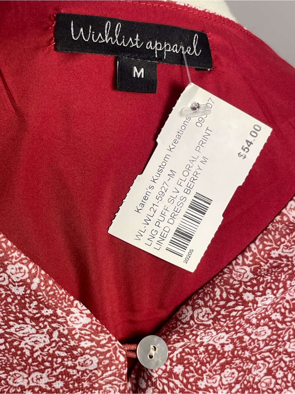 V-Neck Drawstring Waist Long-Sleeve Mini Dress — Rose - Picture 6 of 8